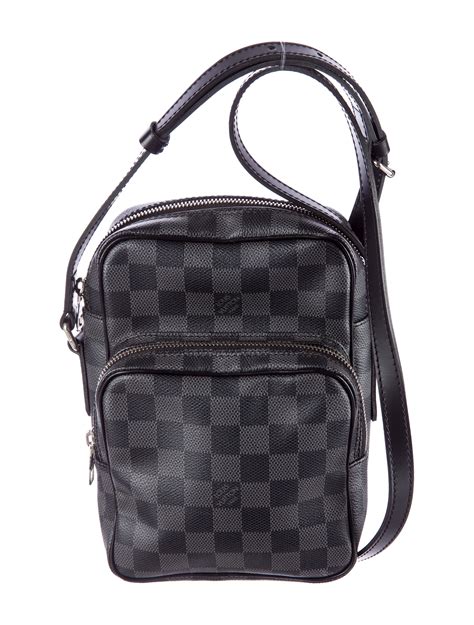 louis vuitton small black bag|louis vuitton black checkered bag.